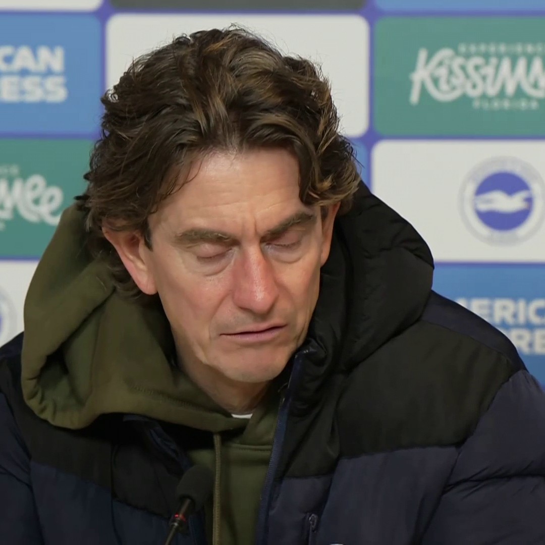 Thomas Frank and Fabian Hürzeler discuss whether Joao Pedro should have seen red for violent conduct in Brighton's 0-0 draw with Brentford 🟥