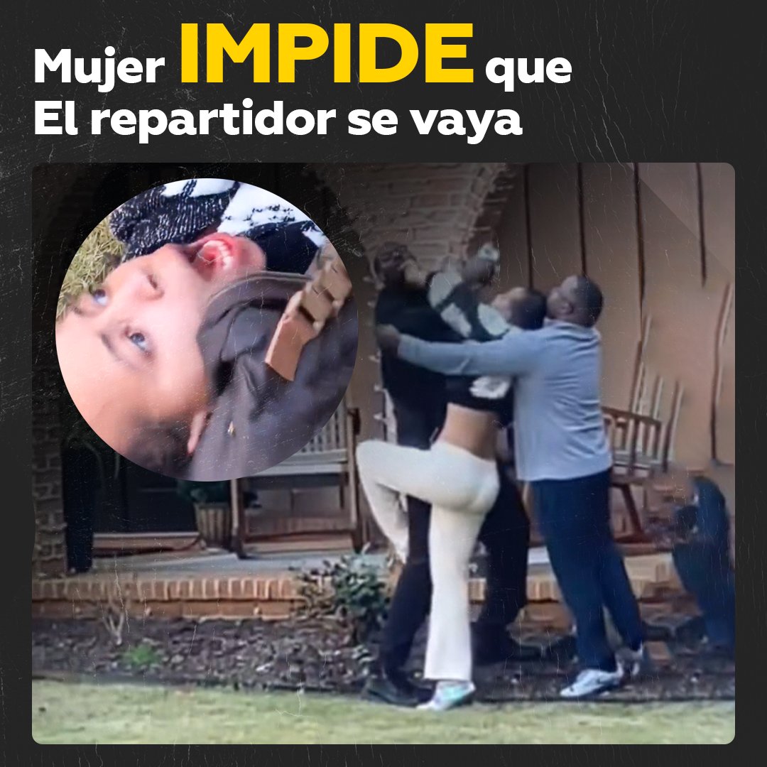 🚚 Mujer retiene al repartidor por traer un refrigerador demasiado grande Una mujer en EE.UU. ordenó un refrigerador nuevo sin darse cuenta de que sería demasiado grande para su cocina. Al recibir la entrega culpó al repartidor e intentó retenerlo en su casa.