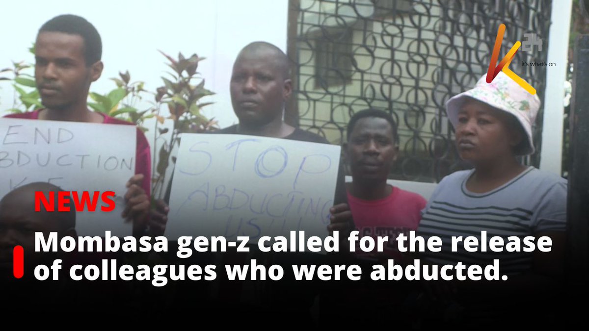 Mombasa Gen-Z Demand Release of Abducted Youths Threaten Nationwide Protests.