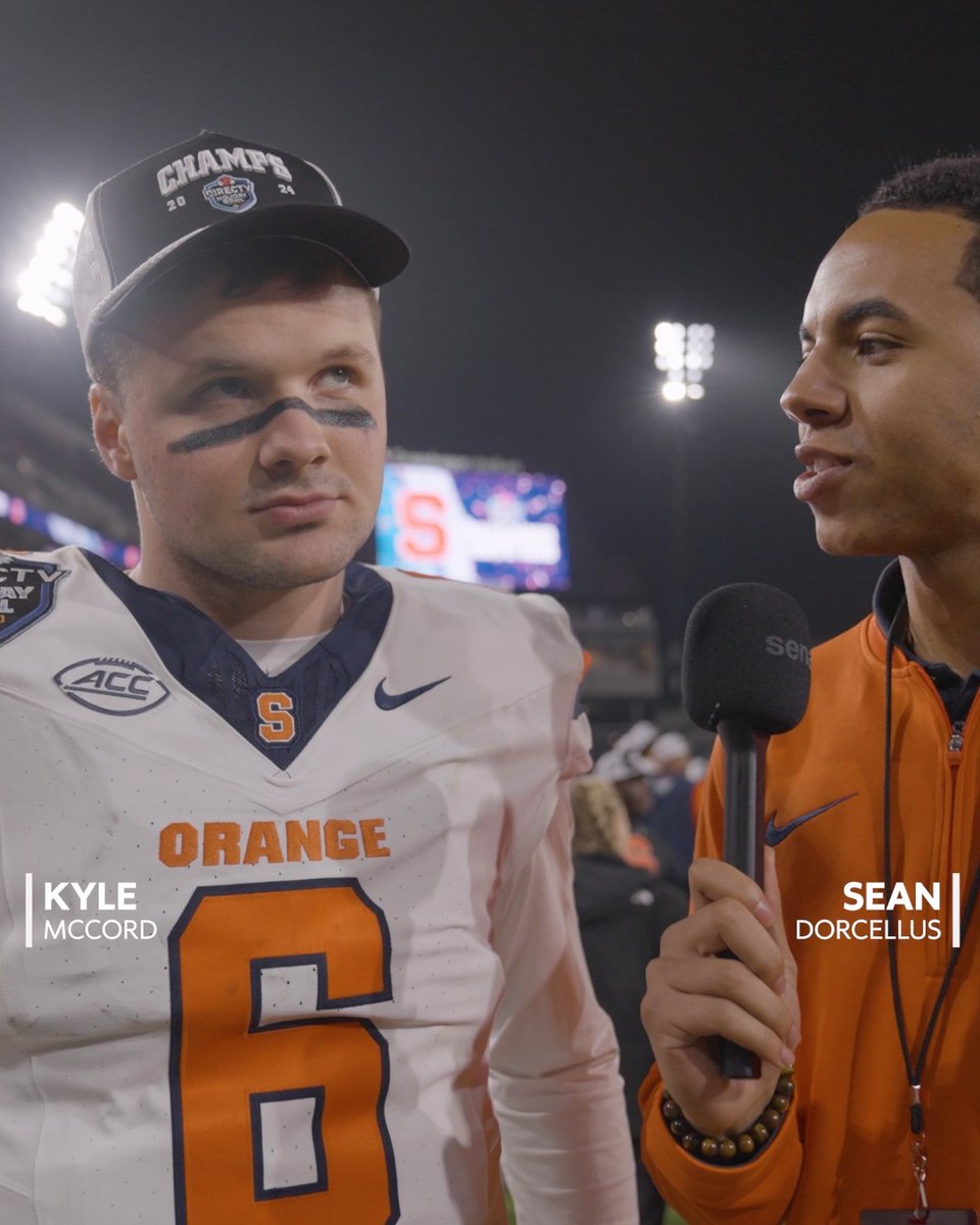 "I kind of made a leap of faith coming here, but I'm so glad I did that." Kyle McCord reflects on a historic season