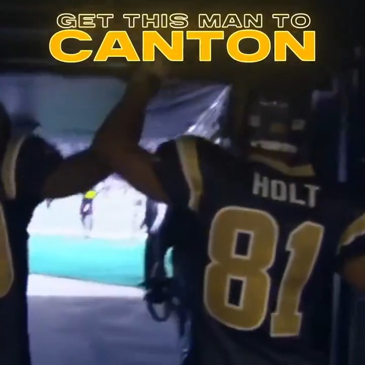 The numbers. The tape. Easy to see why Torry Holt is a 2025 Hall of Fame Finalist. 🙌