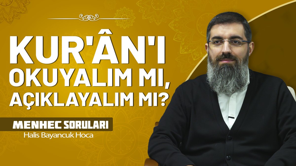 "Kur'ân ile davet, sadece ayet okumakla olmaz; o ayetlerin anlamını izah etmek ve insanların anlayabileceği bir dille açıklamak gerekir." 🔍 Kur'ân ile davet konusunda nelere dikkat etmeliyiz?