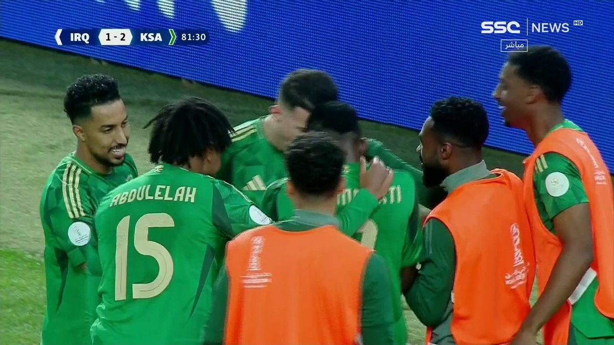 هددددددف⚽! الحمدان يضعها في الزاوية الصعبة ⚽🔥 السعودية 2 × 1 العراق #السعودية_العراق #خليجي26 | #SSC