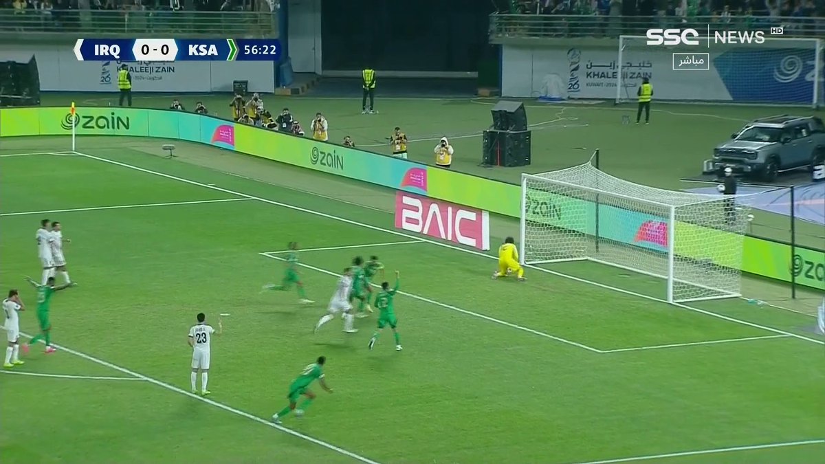 ” لا وقت لدينا للكلام .. أنا السعودي قول وفعل 🇸🇦💚” اللهم لك الحمد والشكر .. مبروك لمنتخبنا الوطني الفوز الكبير 🔥 والتأهل لنصف نهائي خليجي 26 وعقبال البطولة .. هاردلك للمنتخب العراقي الشقيق 🙏🏻 هكذا يضحك الأخضر ، وهكذا يبتسم الصقر 🦅 🤫 #السعوديه_العراق
