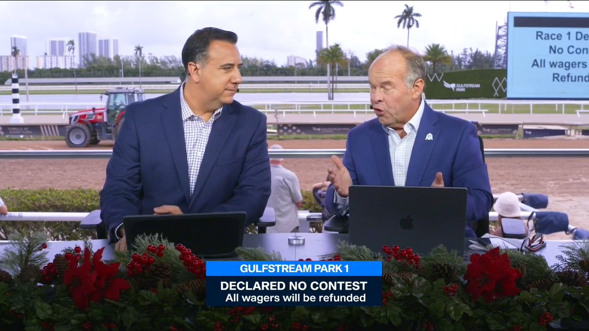 The first race at Gulfstream Park was declared a No Contest - Anthony Pascale and Larry Collmus explain the incident as well as an update on jockey Jorge Ruiz and his mount. All wagers will be refunded.