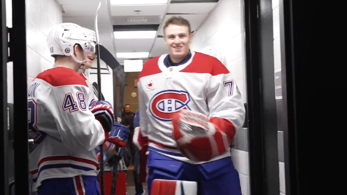 Et c'est partiiii pour Jakub Dobes! ✨ Welcome to the show, Jakub Dobes! #GoHabsGo