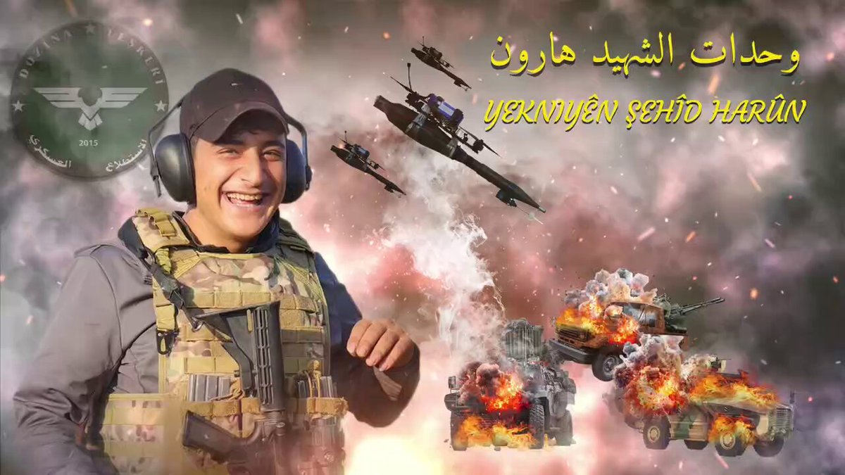 The SDF carried out a FPV drone strike on a joint Turkish military x Turkish led SNA position at the Qara Qozak frontline in the eastern countryside of Manbij. Judging by the fire, this wasn’t the only strike..just the only drone with a camera 🤫