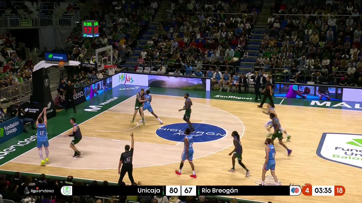 🔥 ¡No se baja Río Breogán del partido y Aleksandar Aranitovic aprieta con este TRIPLAZO! 📺 Basket en Movistar Plus | #ConectaConTuPasion #LigaEndesa