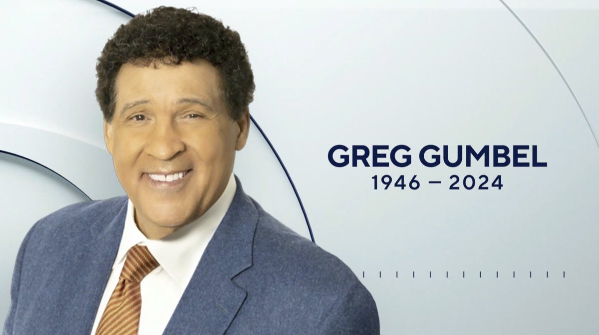 A trailblazer. A storyteller. A friend. We mourn the loss of the legendary Greg Gumbel.