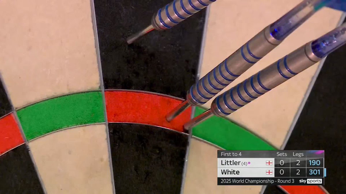 LITTLER NICKS THE OPENER! Luke Littler recovers from 2-1 down to take the opening set against Ian White! 📺 #WCDarts | R3