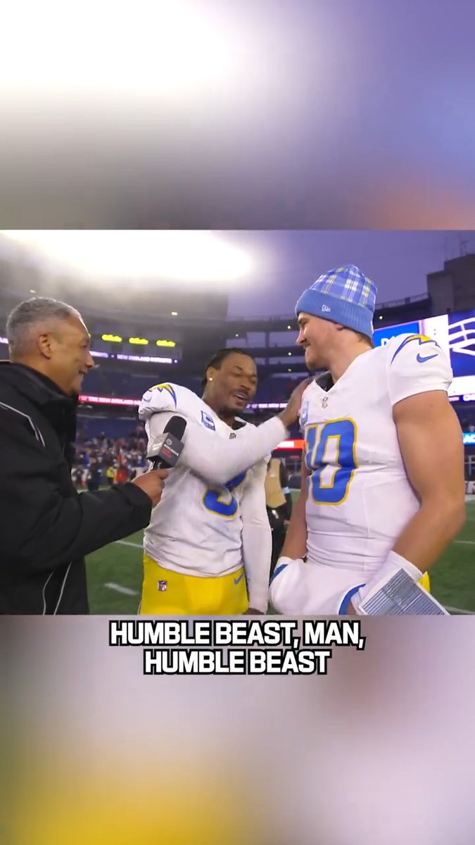 .Derwin James Jr was more excited for Herbie than he was for himself 😂 Steve Wyche | Los Angeles Chargers