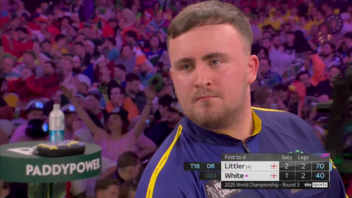 Luke Littler gets the win against White in gritty fashion. This tournament is his to lose! 🎯