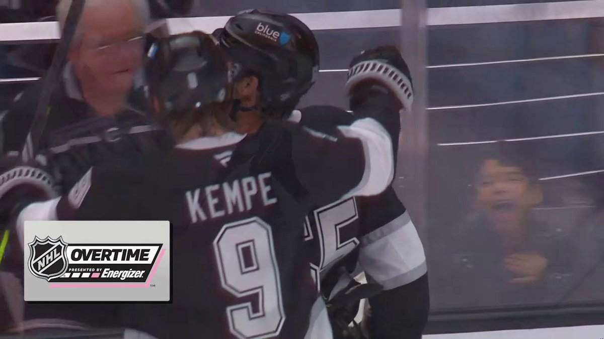 BYFIELD CALLED GAME 🚨 Quinton Byfield nets the Energizer OT winner for the LA Kings!
