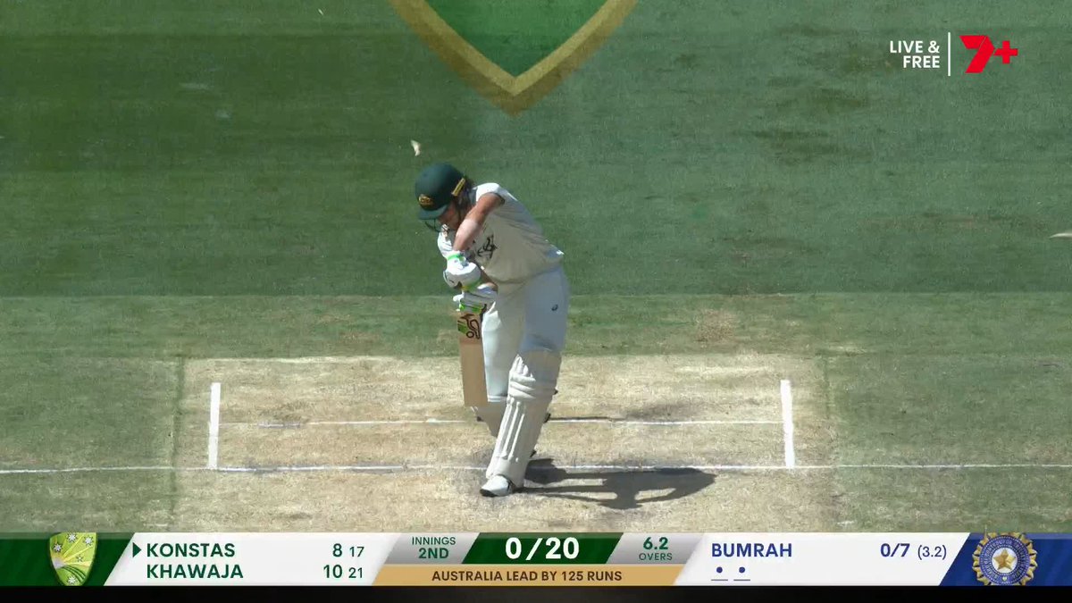 Bowled him! Bumrah gets Konstas with a peach! #AUSvIND
