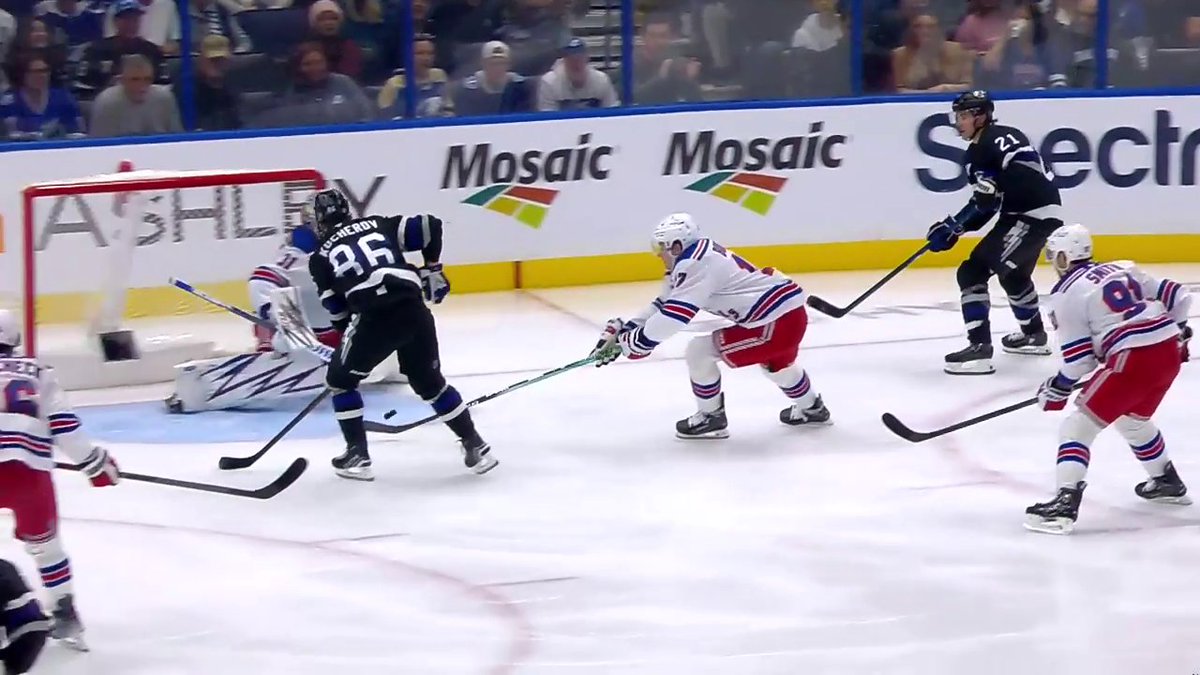 Sometimes Nikita Kucherov and Brayden Point just look like a cheat code out there 🎮