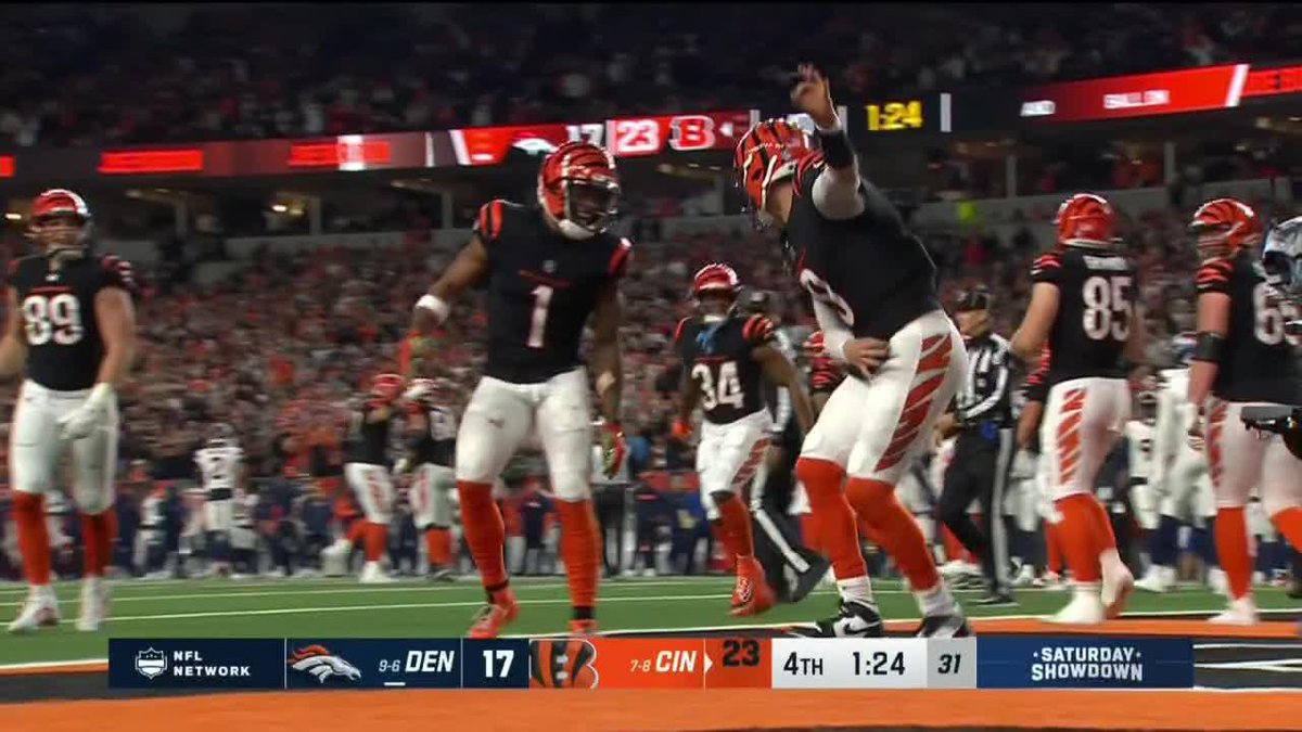 Joe Burrow hit the griddy with Ja'Marr after scoring the go-ahead TD 🔥 (📺: NFL Network)