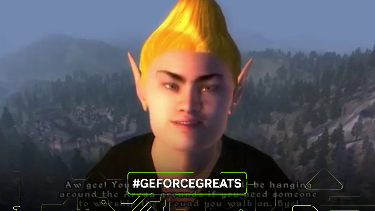 #GeForceGreats Salutes: Oblivion NPC Dialogue ๐ซก๐ฃ๏ธ