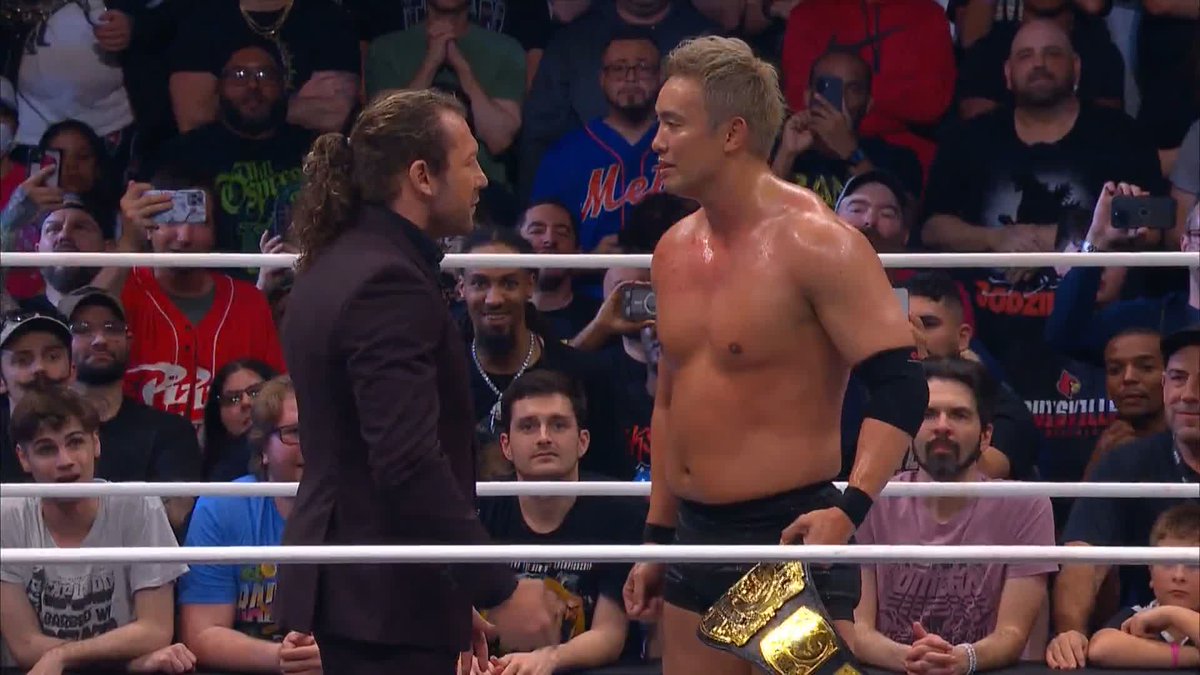 HOLY S**T indeed Order #AEWWorldsEnd LIVE on PPV @rainmakerxokada | @kennyomegamanx