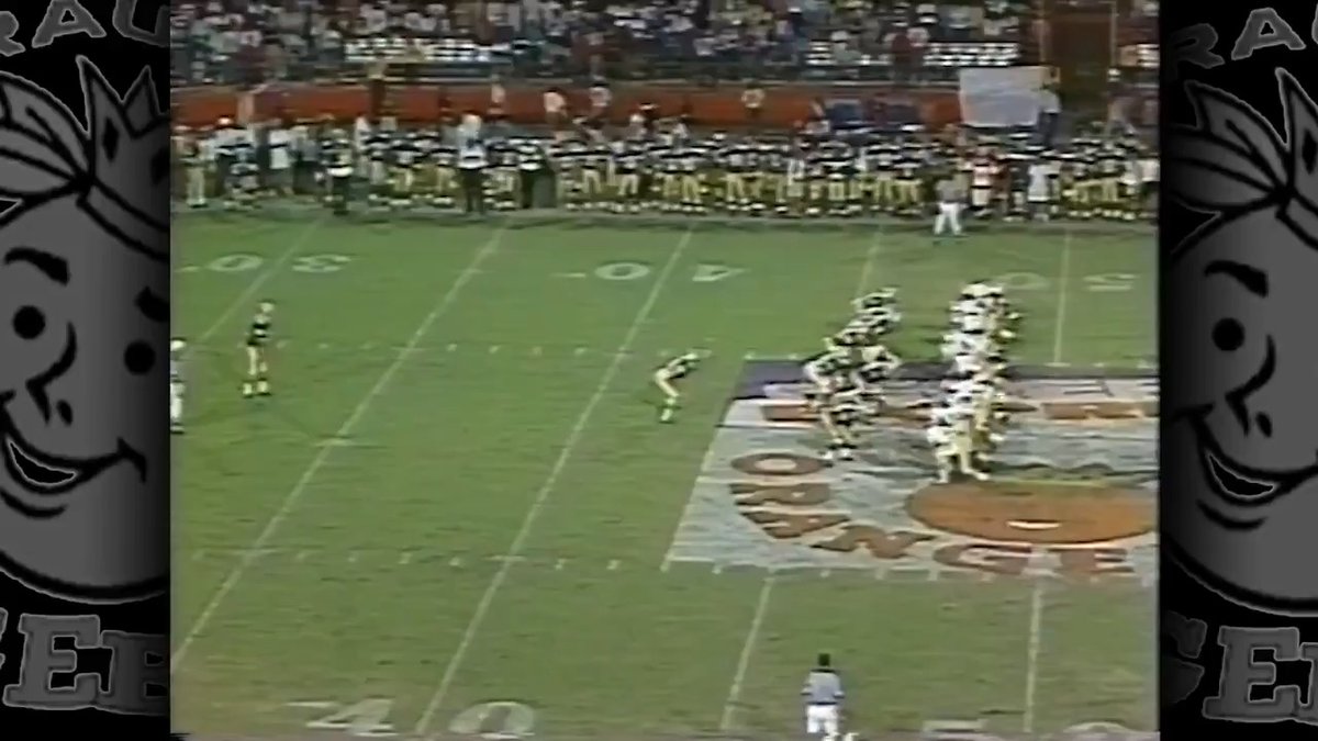 Raghib Ismail's apparent game winning punt return TD in the 1991 Orange Bowl.