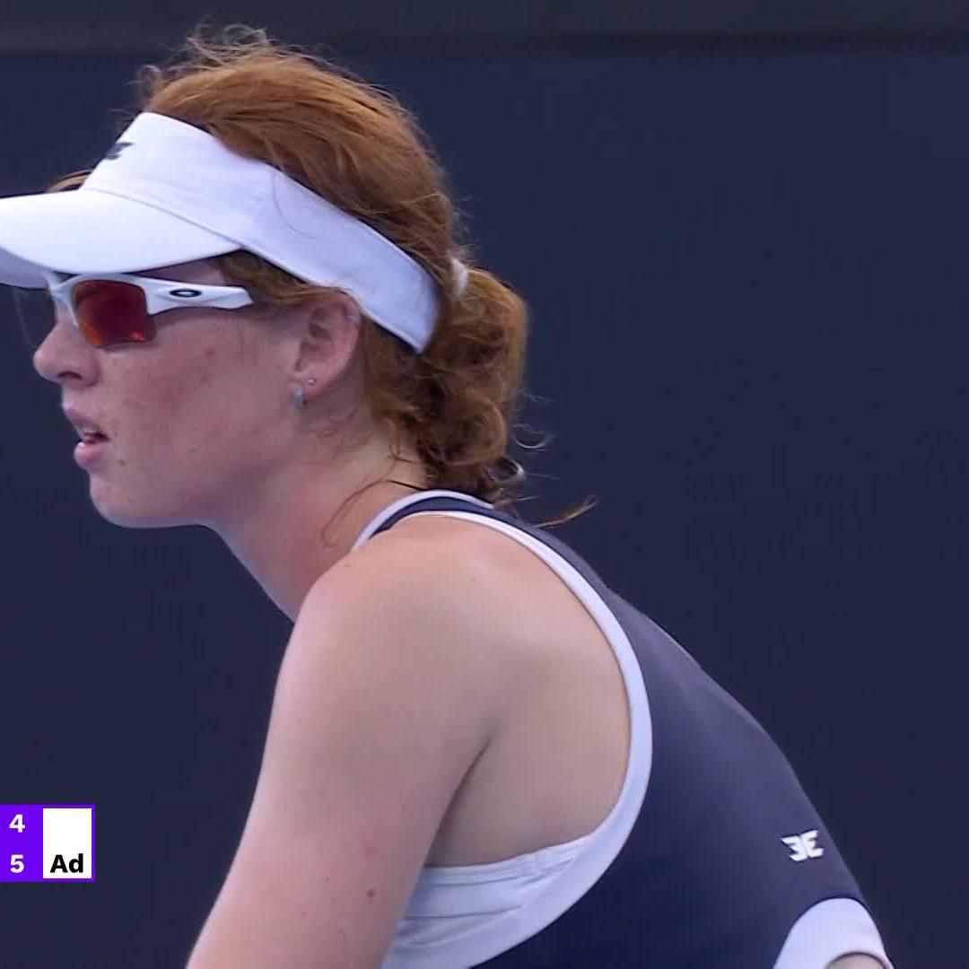 Brisbane debut dub ✅ Maya Joint is into the second round after defeating Inglis in straight sets, 6-3, 6-4! #BrisbaneTennis