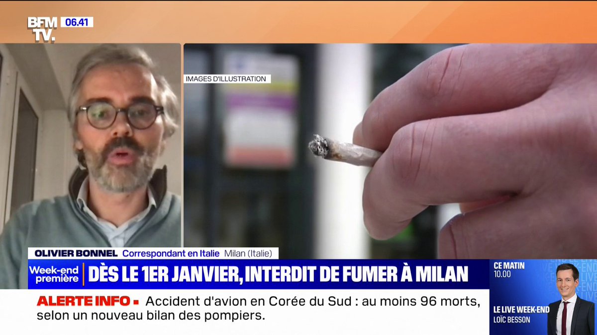 Dès le 1er janvier, il sera interdit de fumer en plein air à Milan