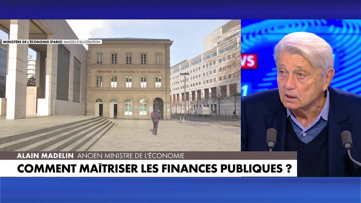 Alain Madelin, sur le déficit public : «En France, nous souffrons d’une maladie qui est l’étatisme», dans #LeGrandRDV