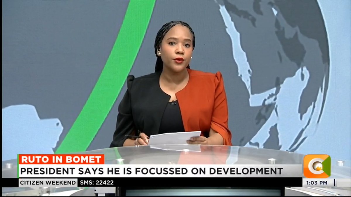 Ruto In Bomet: President attends church service at AIC Konoin President says he is focused on development #CitizenWeekend Olive Burrows