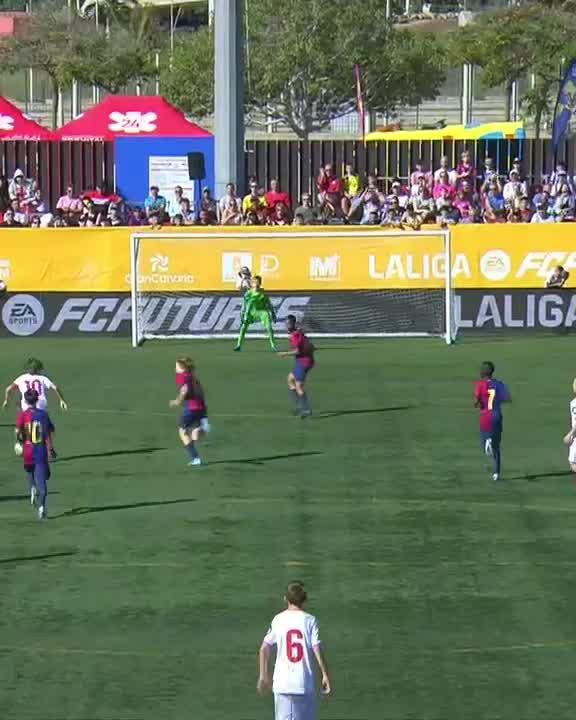 ¡El gol que acerca el pase de Sevilla Atlético y Cantera Sevilla FC a la FINAL! ❤️💫 #LALIGAFCFUTURES