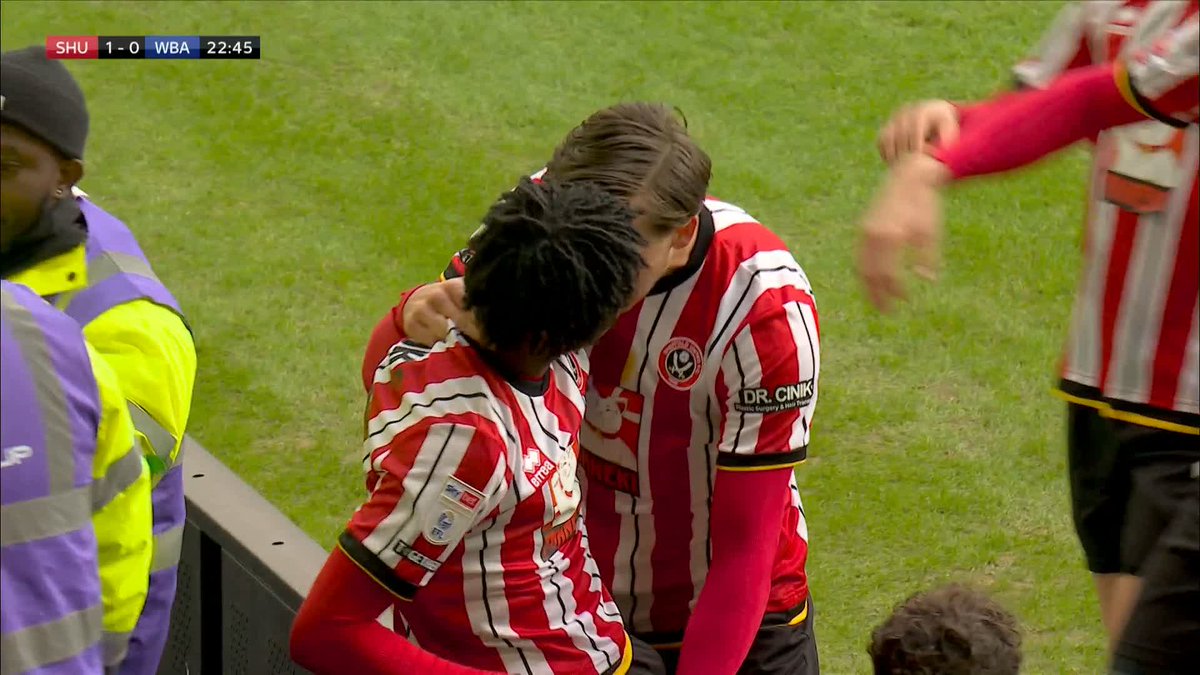 Andre Brooks scores his FIRST ever goal for the Blades as they take the lead against West Brom 🔥