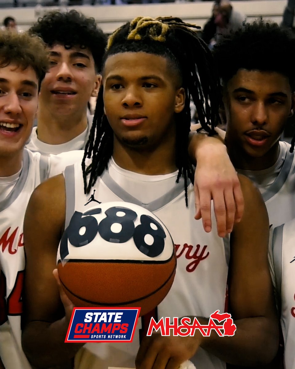 ๐ History Made! ๐ Orchard Lake St. Mary's senior and Michigan commit Trey McKenney broke the school record for most points in a career, surpassing Kalin Lucas! ๐ฅ McKenney accomplished the feat at the Motor City Roundball Classic on December 28th, 2024. MHSAA | Trey McKenney | Todd Covert | #29MCRC