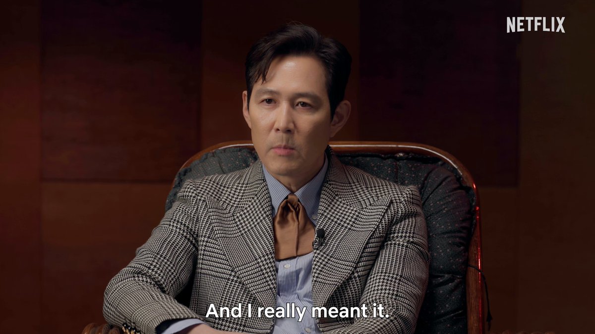 Lee Jung-jae praising Gong Yoo for his performance in #SquidGame2 is the best.