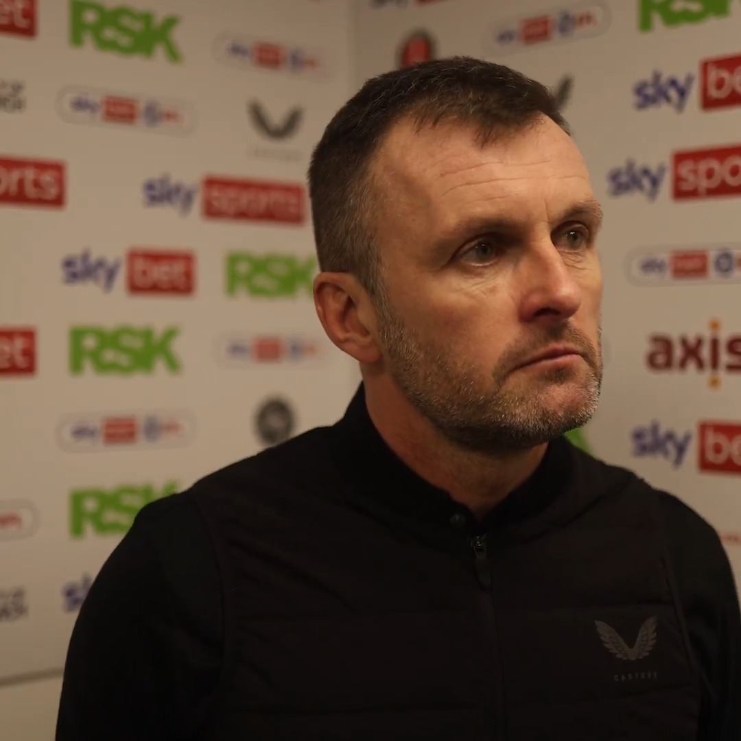 'I thought we were magnificent from start to finish.' 🗣️ Nathan Jones gives his take on today's triumph against Wycombe 🙌 #cafc