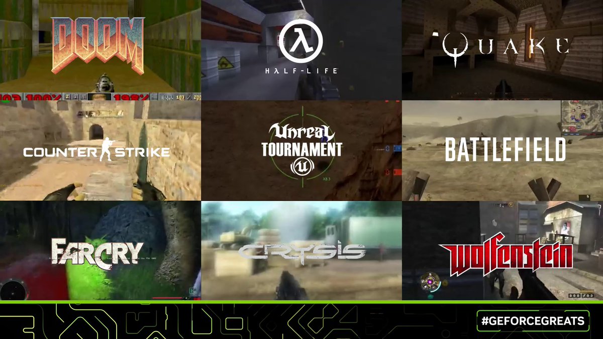 Which FPS series has meant the most to you? 🎯 #GeForceGreats
