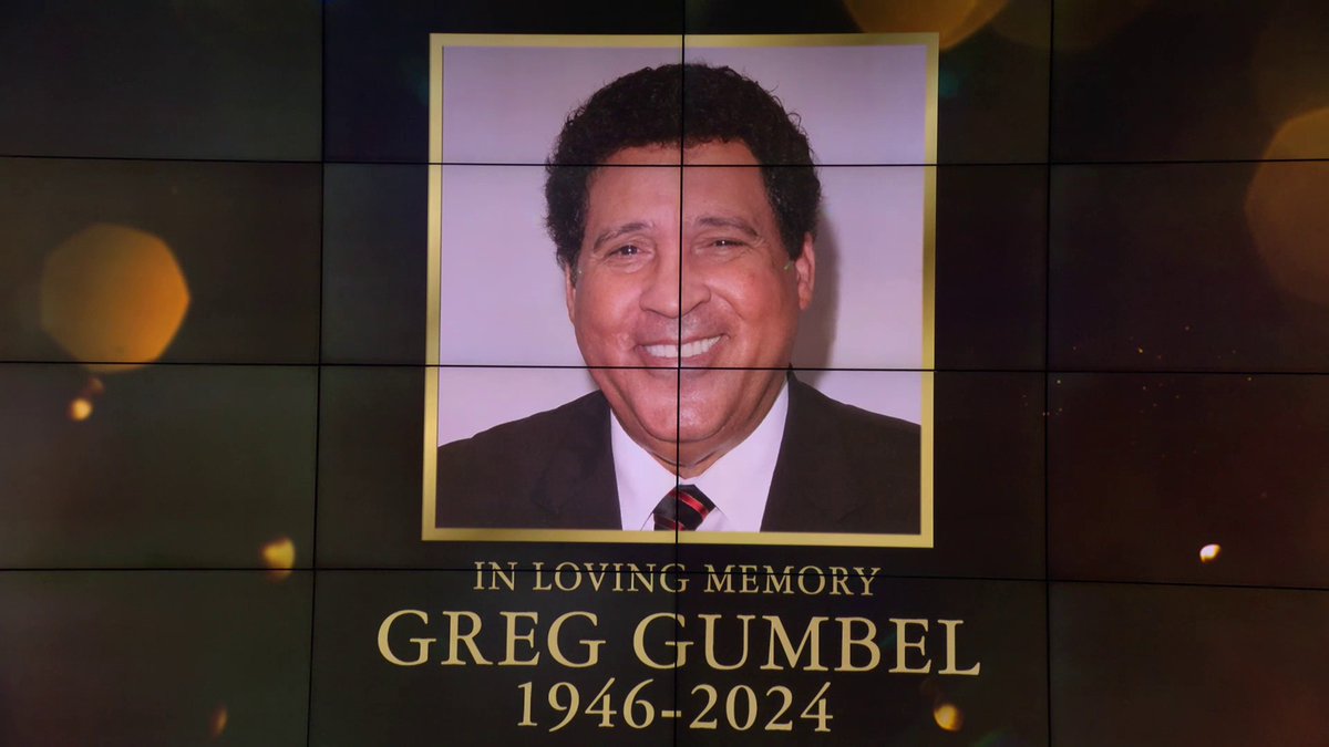 Honoring the legacy of Greg Gumbel, a pioneer in sports broadcasting. Thank you for the memories 🕊️