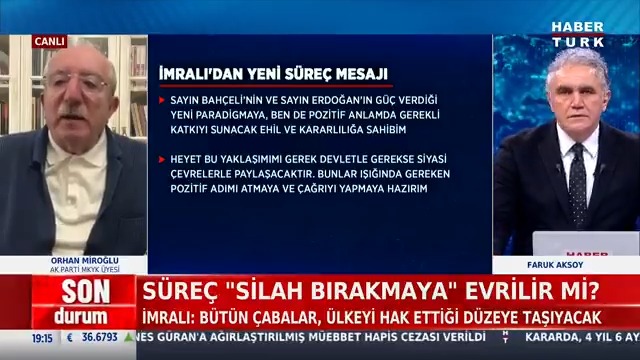 Süreç "Silah Bırakmaya" evrilir mi? Yeni sürecin kodları ne olacak? Orhan Miroğlu #AnaHaber'de anlattı.