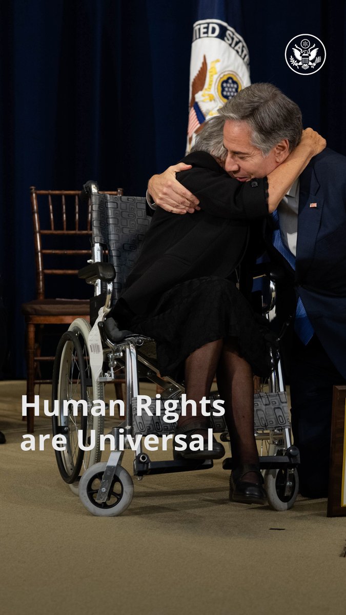 Human rights are not the heritage or the aspiration of any one nationality, any one faith, any one ideology, any one region, or any other characteristic – they're universal. — Secretary Antony Blinken