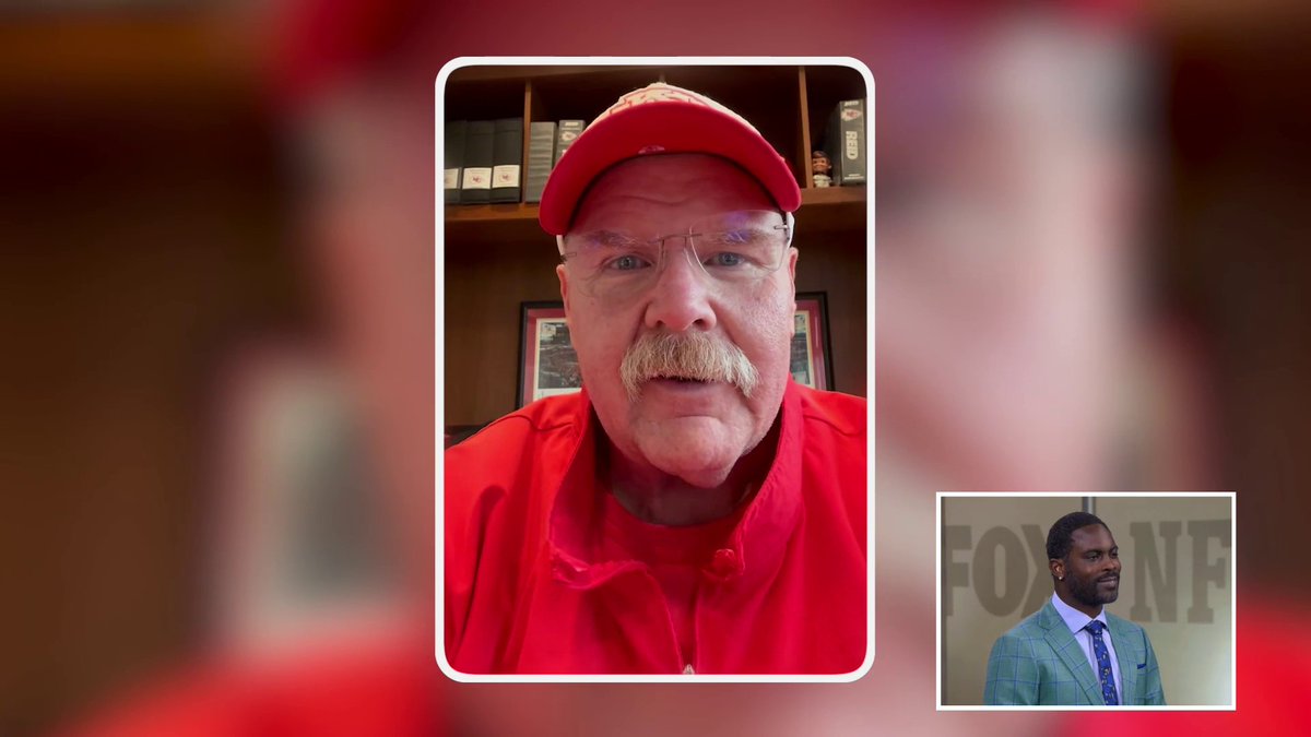"Man, is that school lucky to have you" Andy Reid has a message for the new Norfolk State head coach, Michael Vick