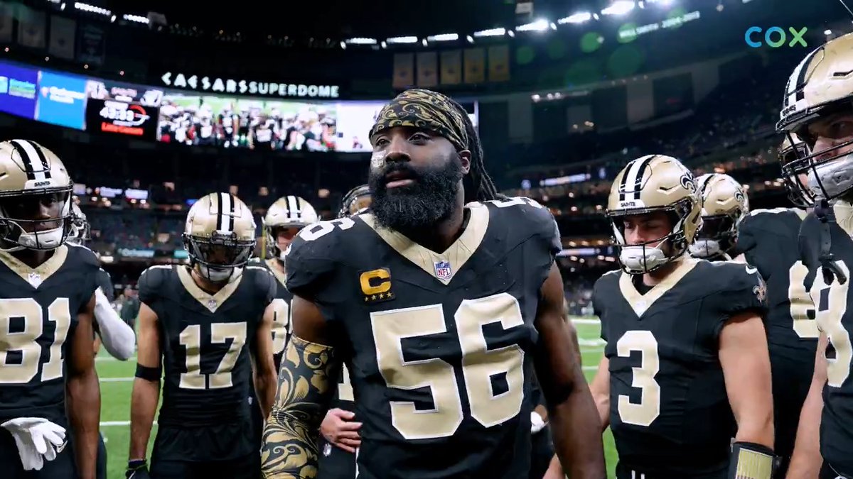 All we need is us. #Saints | Cox