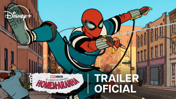 Toda vizinhança precisa de um herói. Seu Amigão da Vizinhança #HomemAranha, em 29 de janeiro no Disney+ Brasil.