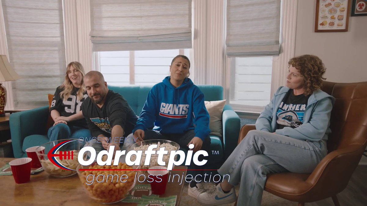 "Looking for a top pick in the NFL Draft? Lose games fast, with 'Odraftpic!' The only game-loss drug clinically proven to help shed unwanted wins." 💊 *do not take if you've already traded your 1st round pick*