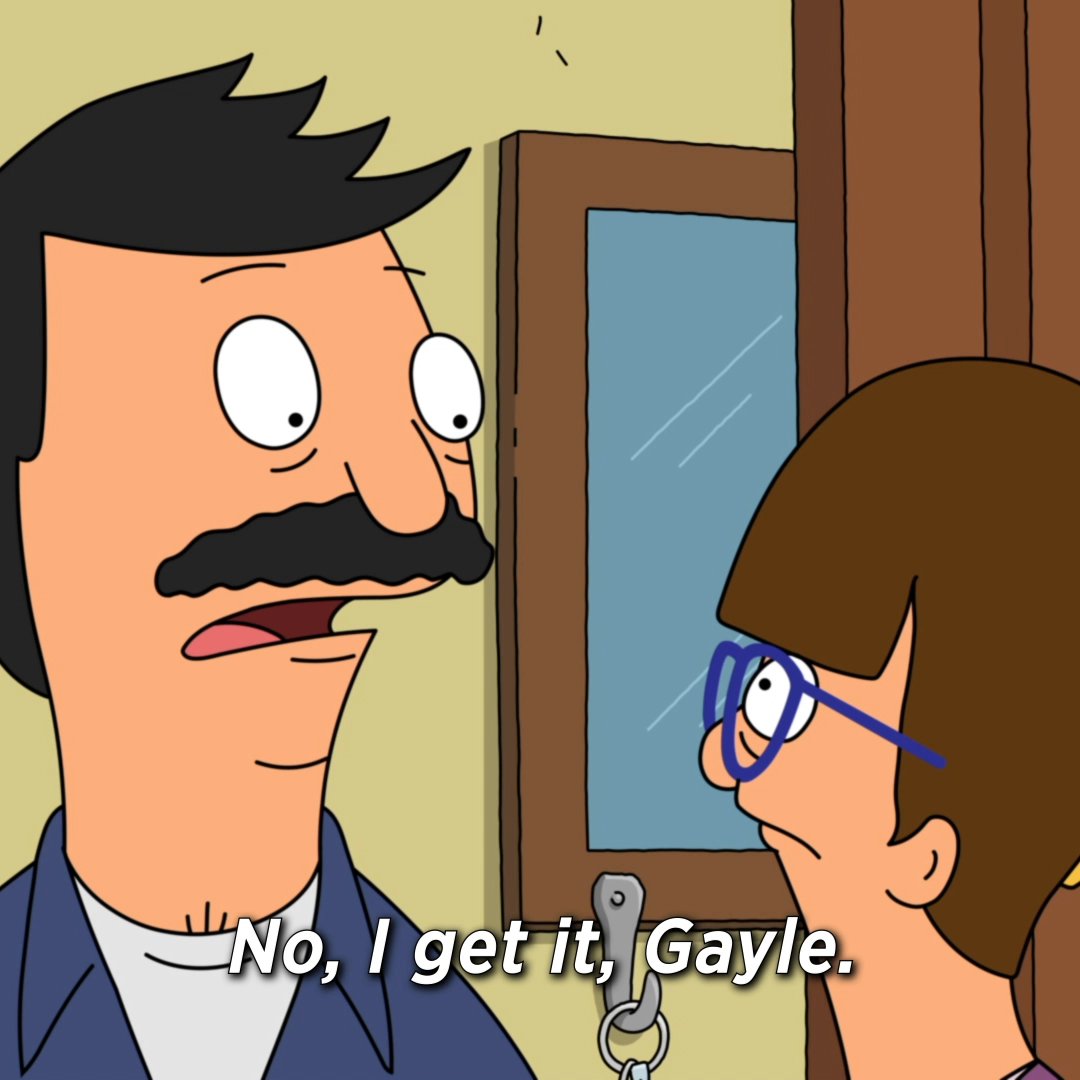 gayle is the best sister EVER 💛 stream #bobsburgers anytime on Hulu.