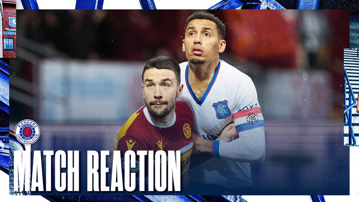🎙️ James Tavernier spoke to RangersTV after today’s match against Motherwell.