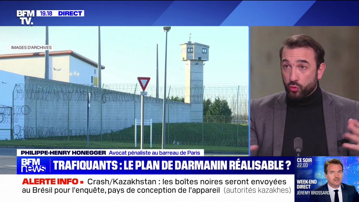 💬"On n'a pas le droit de priver (les détenus) de dignité": Philippe-Henry Honegger, avocat, réagit aux déclarations de Gérald Darmanin