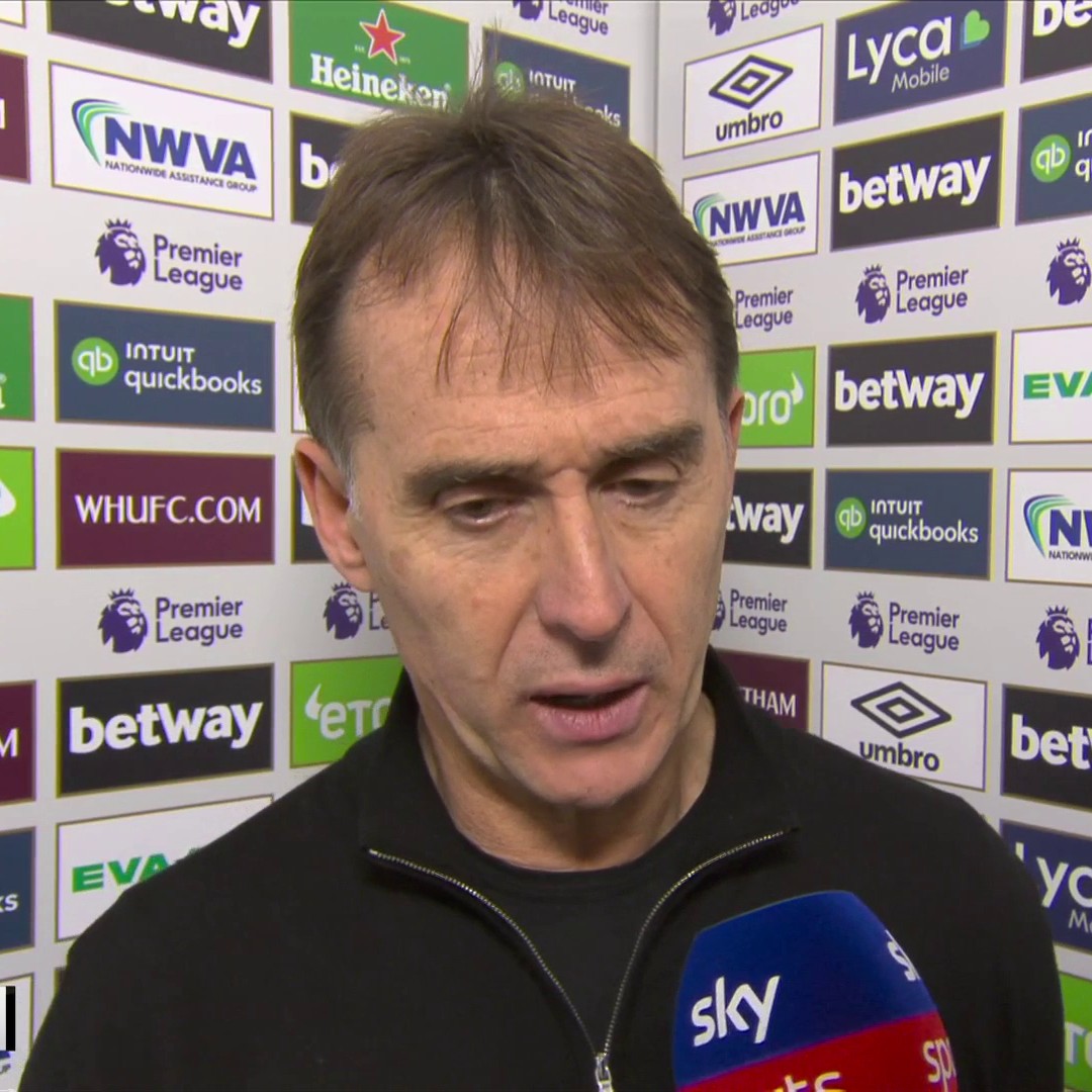 "We have to do better... today is a bad day" Julen Lopetegui apologises to the West Ham fans after losing 5-0 at home to Liverpool 👇