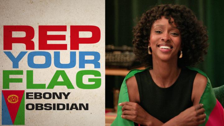 Eritrea stand up 🇪🇷! The Six Triple Eight star Ebony Obsidian shares some of her favorite things about her Eritrean culture.