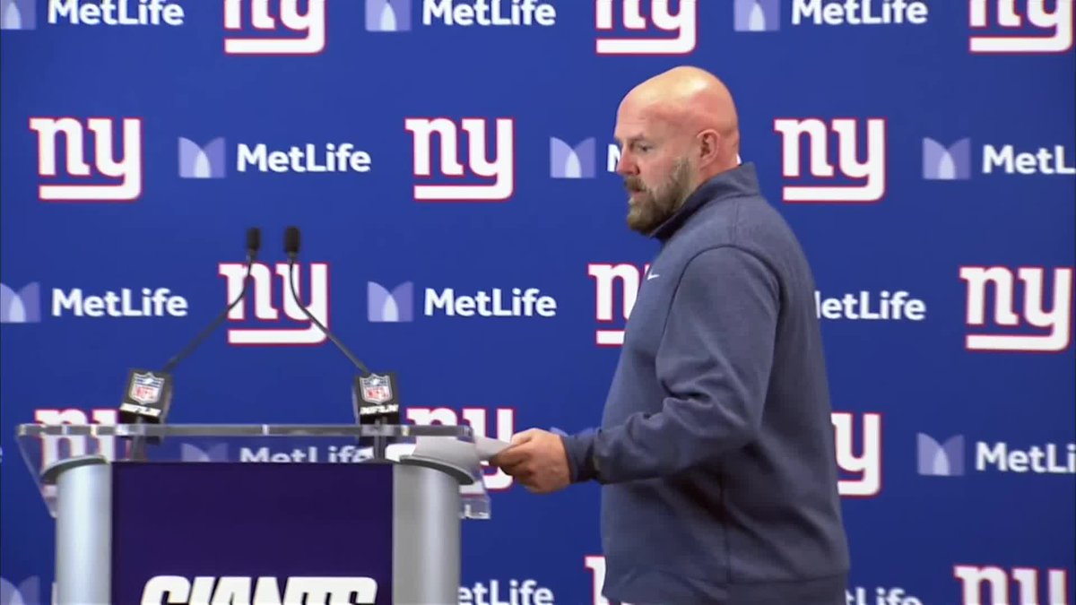 "Pretty good day, good to get a win at home" Brian Daboll on the Giants' 45-33 win over the Colts: