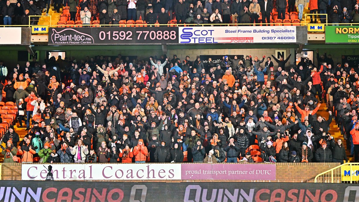 Outrageous scenes down Tannadice way 🕺 ⚠️ * No Arabs were harmed in the filming of these celebrations