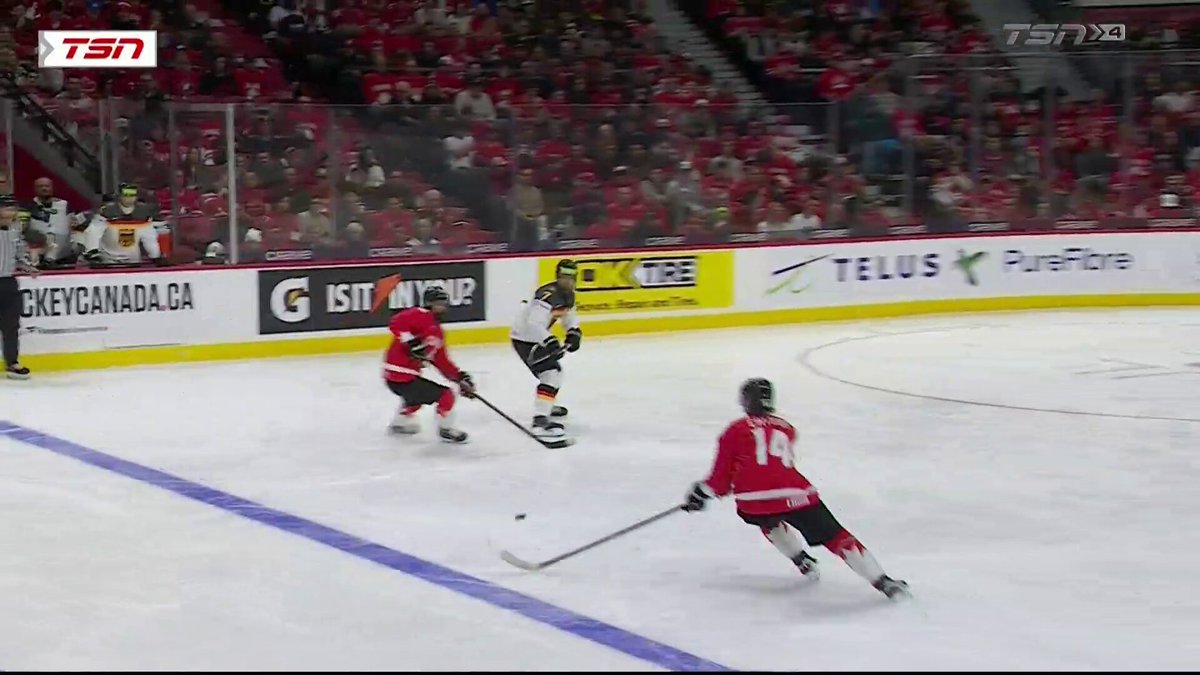 Gavin McKenna almost just scored a highlight reel goal 👀 #WorldJuniors