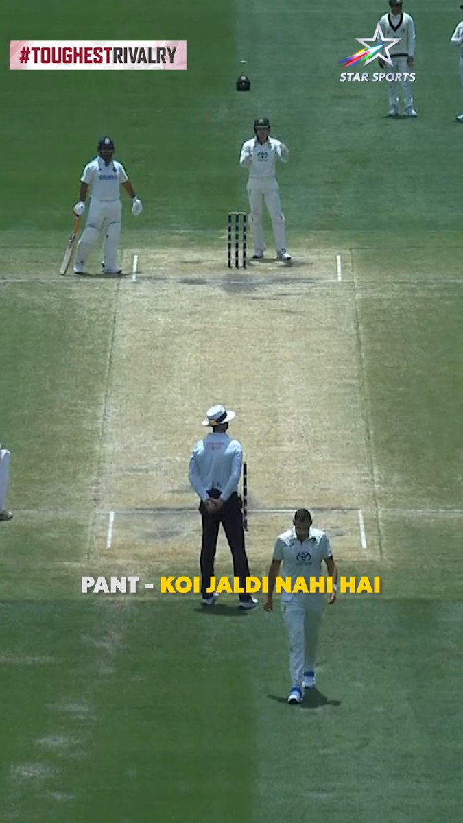 ๐ฃ Rishabh Pant "๐๐ค๐ ๐
๐๐ก๐๐ ๐๐๐๐ ๐๐๐" stepping up to defend India when itโs most needed! ๐ซฃ #AUSvINDOnStar ๐ 4th Test, Day 5 LIVE NOW! | #ToughestRivalry #BorderGavaskarTrophy