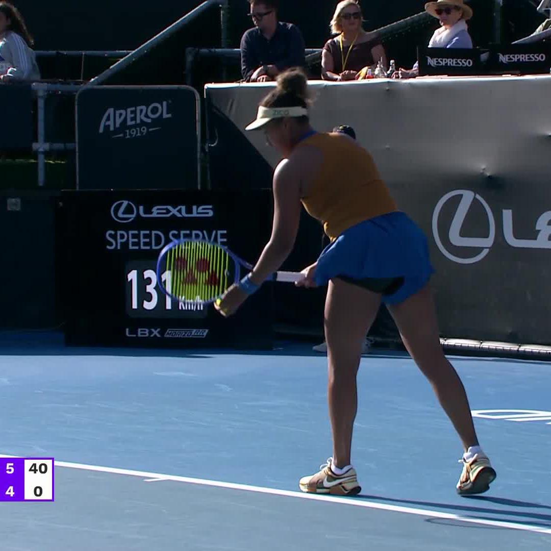 Second Round Booked 🎟️ NaomiOsaka大坂なおみ moves onto the next round in Auckland after a straight-sets victory over Glushko, 6-4, 6-4. #ASBClassic25